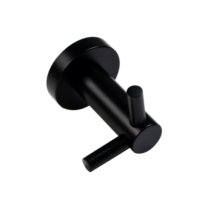 Vivid Matte Black Wall Hook