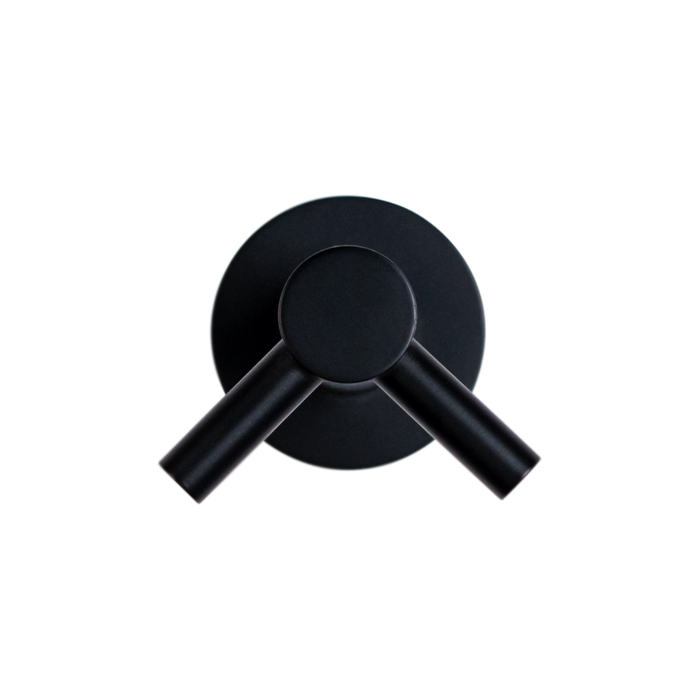 Vivid Matte Black Wall Hook