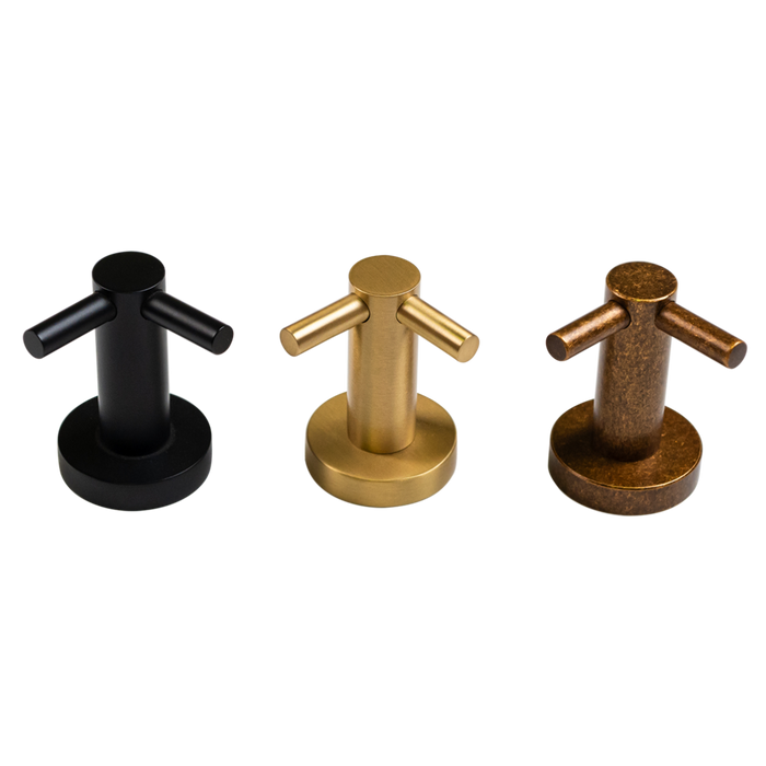 Vivid Matte Black Wall Hook