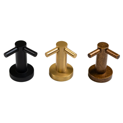 Vivid Tumbled Bronze Wall Hook