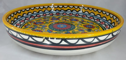 West Bank Ceramic Large Yellow Bowl