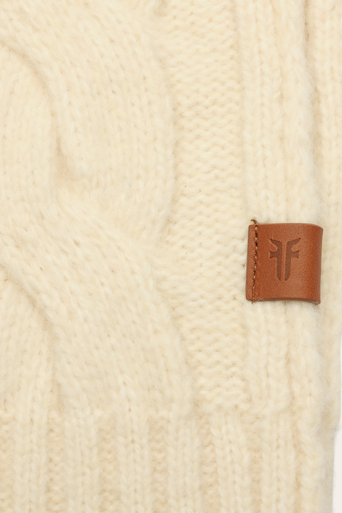 Wide Cable Scarf